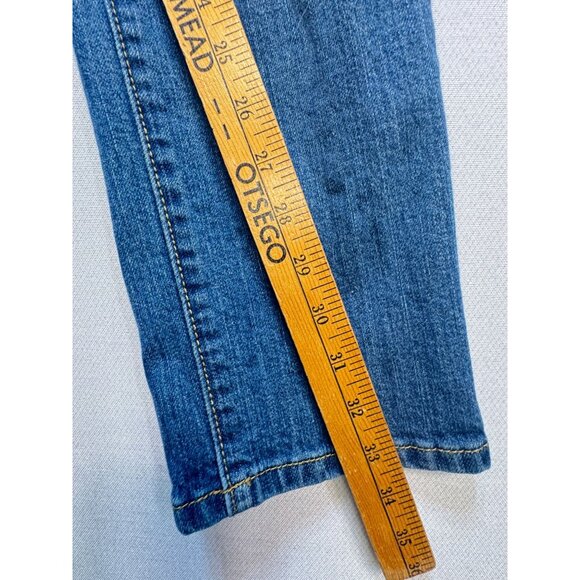 BCBG Max Azria Womens Skinny Jeans Size 28 Blue Denim Medium Wash Casual Pockets - Picture 5 of 14